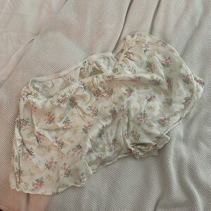 AE silky Floral Print shorts